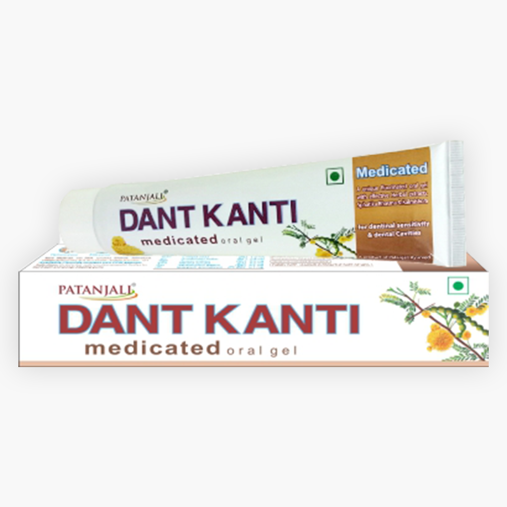 Patanjali Dant Kanti Medicated Toothpaste 100 GM - Ayurveda Herbal Clinic